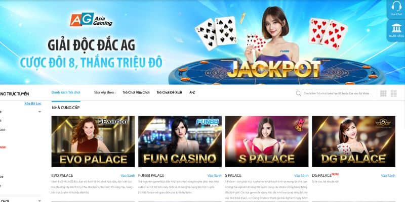 Casino trực tuyến thú vị